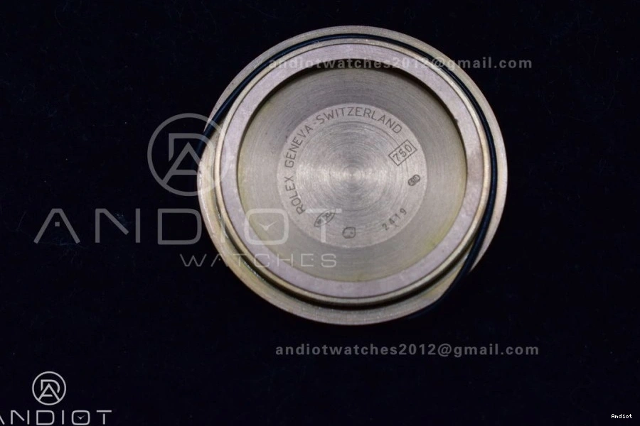 RG DayDate GMF Dial 40 Markers Roman President Green Weighted Steel Tungsten V2 A2836 Bracelet 904L on 1109